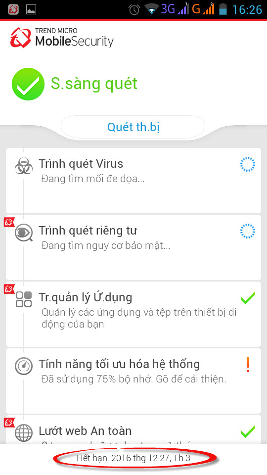 Hướng dẫn cài đặt TMMS trên Android - Kết thúc