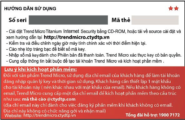 hướng dẫn cài đặt phần mềm trend micro