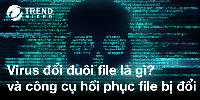 Virus đổi đuôi file là gì và công cụ hồi phục file bị đổi