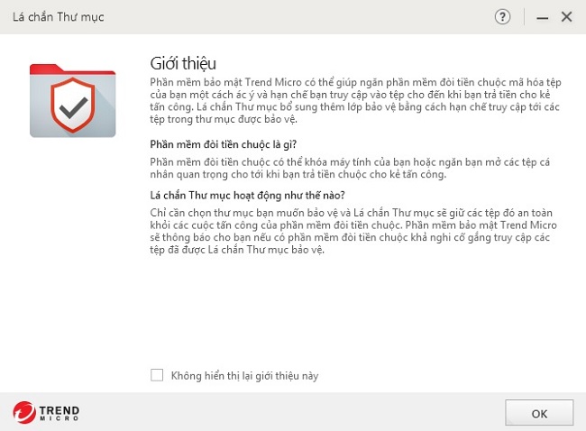 Phần mềm diệt virus Trend Micro có thể chống được Ransomware và các loại virus khác không